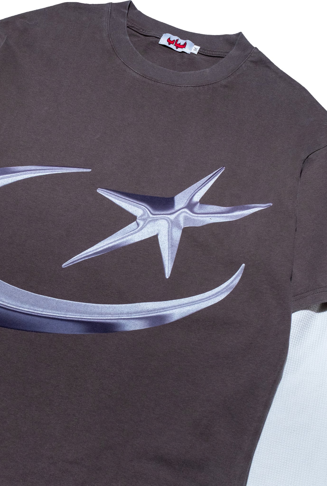 Waffle Moon & Star Layered Long Sleeve T-shirt