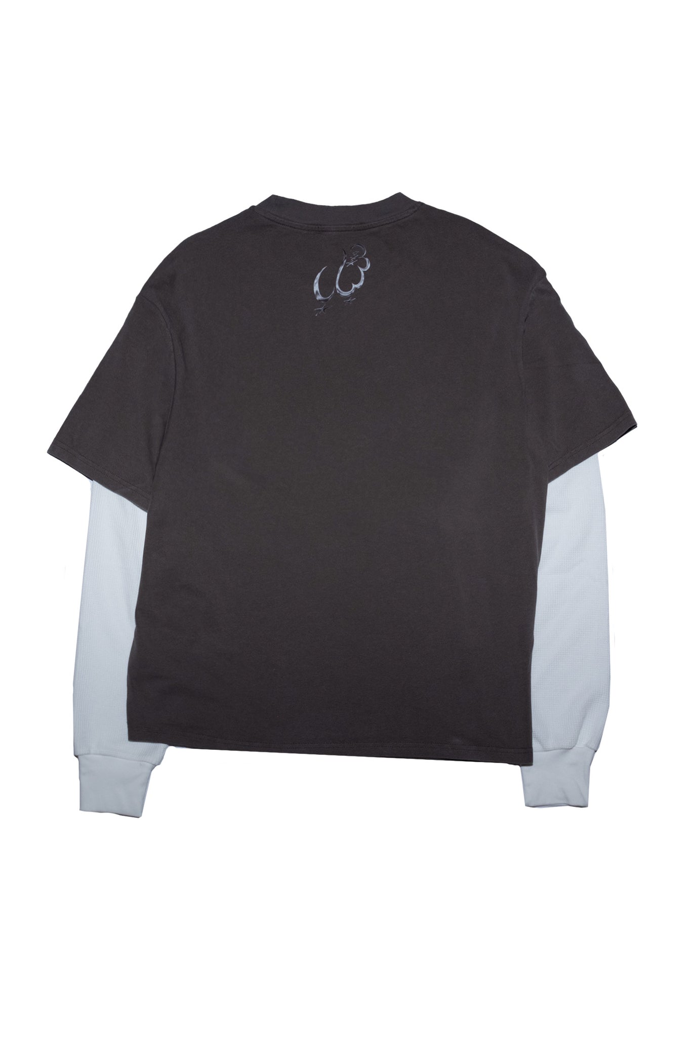 Waffle Moon & Star Layered Long Sleeve T-shirt