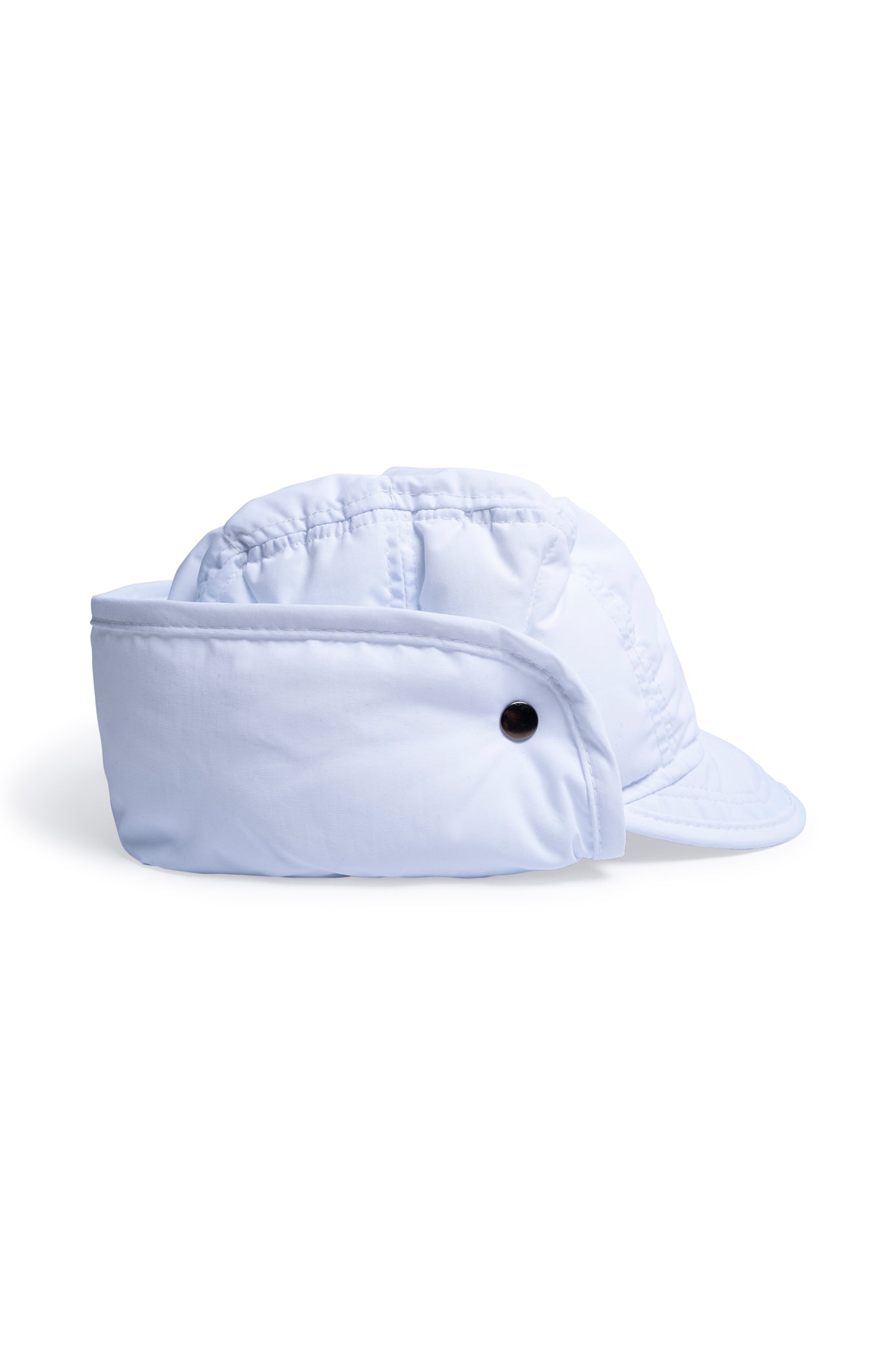 Puffer Cap White