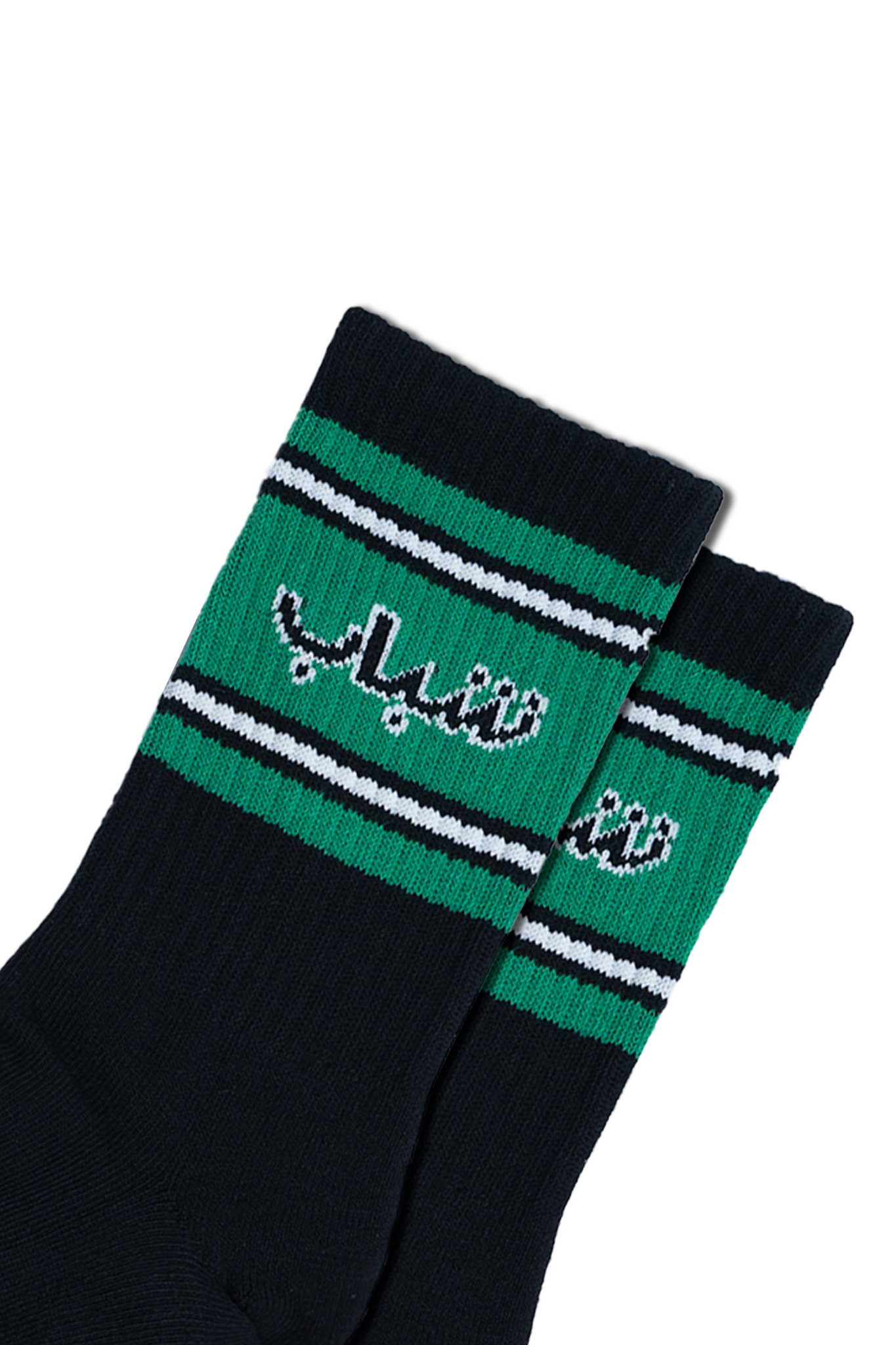 Black & Green Socks